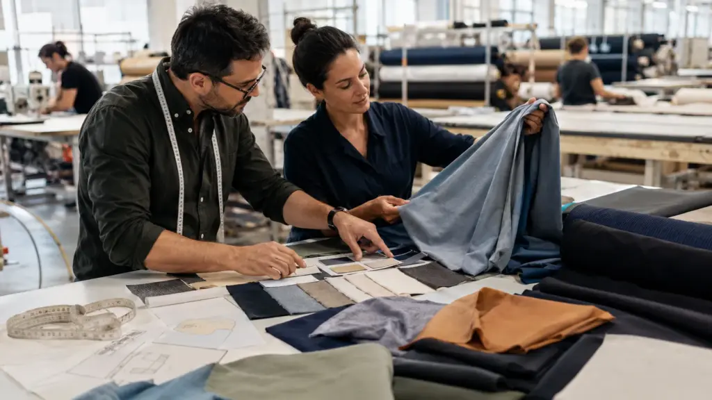 fabric selection for bulk garment production