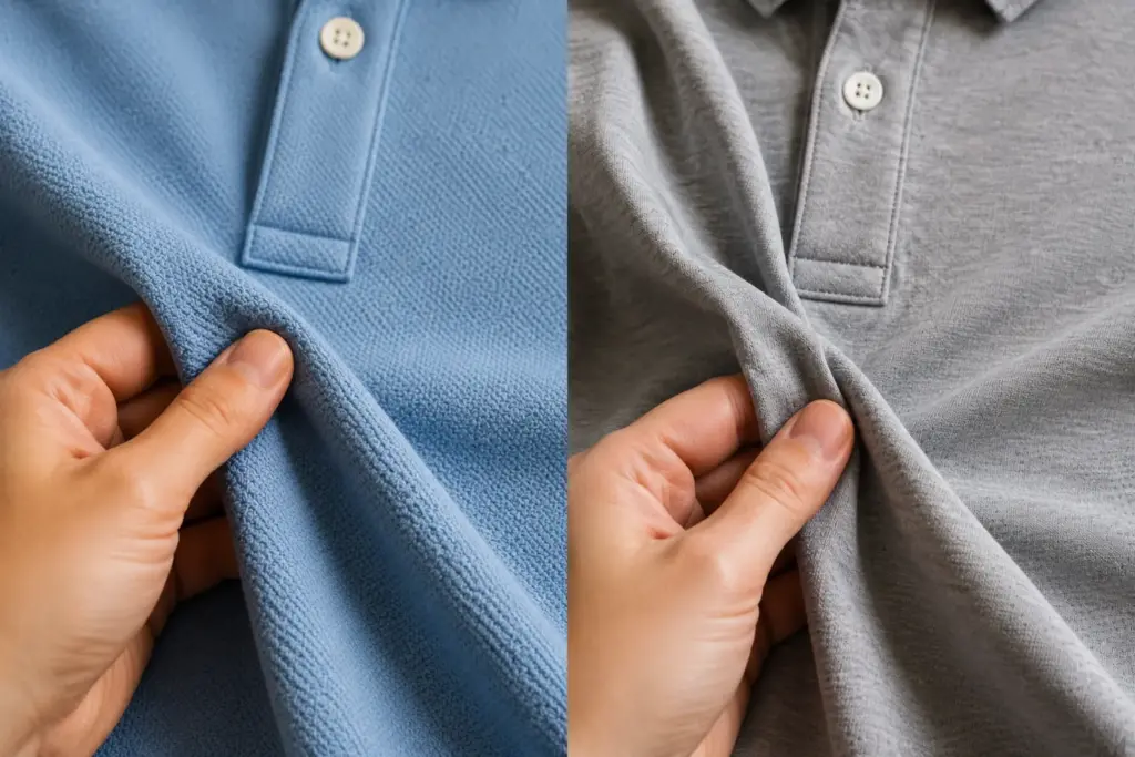 Pique vs Jersey Polo Shirts