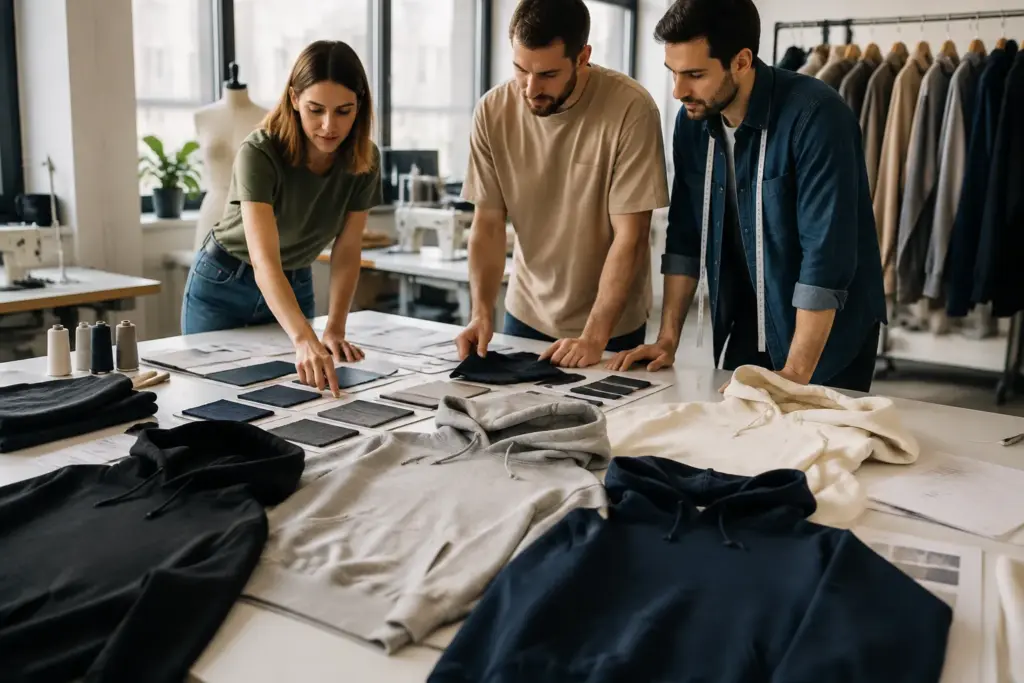 custom hoodies manufacturing process