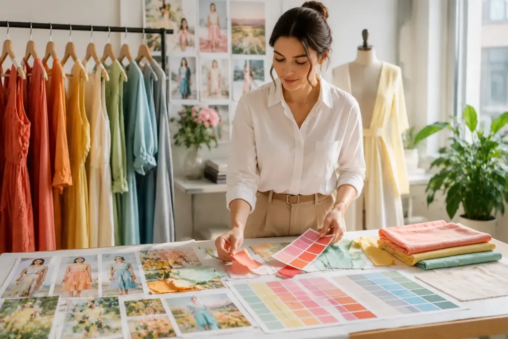 spring color analysis for clothing collections