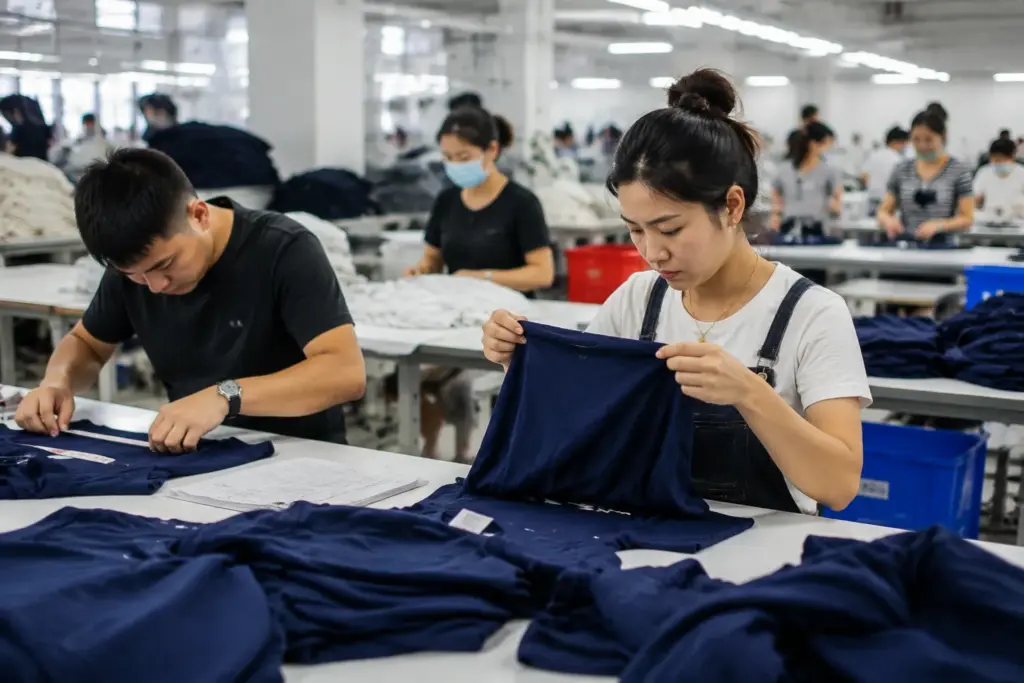 China Turkey clothing quality control process