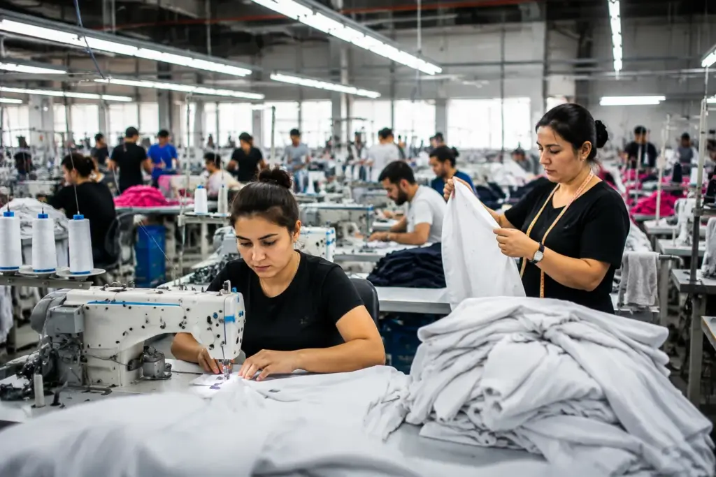 China and Turkey clothing factory comparison