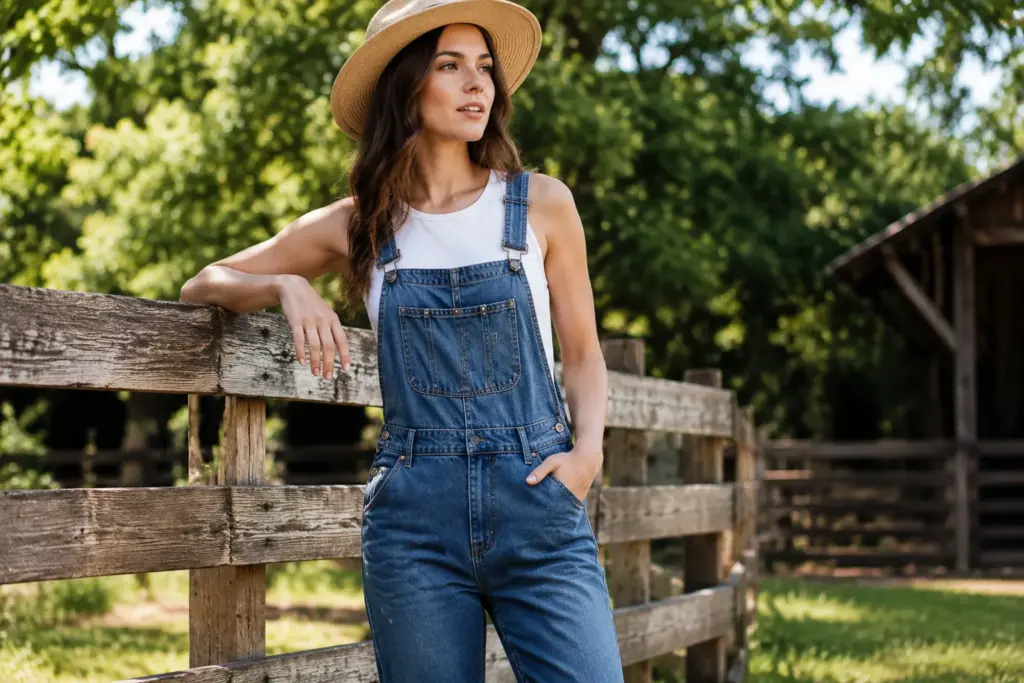 styling overalls women