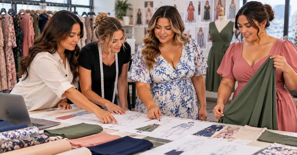 developing dresses that hide the tummy
