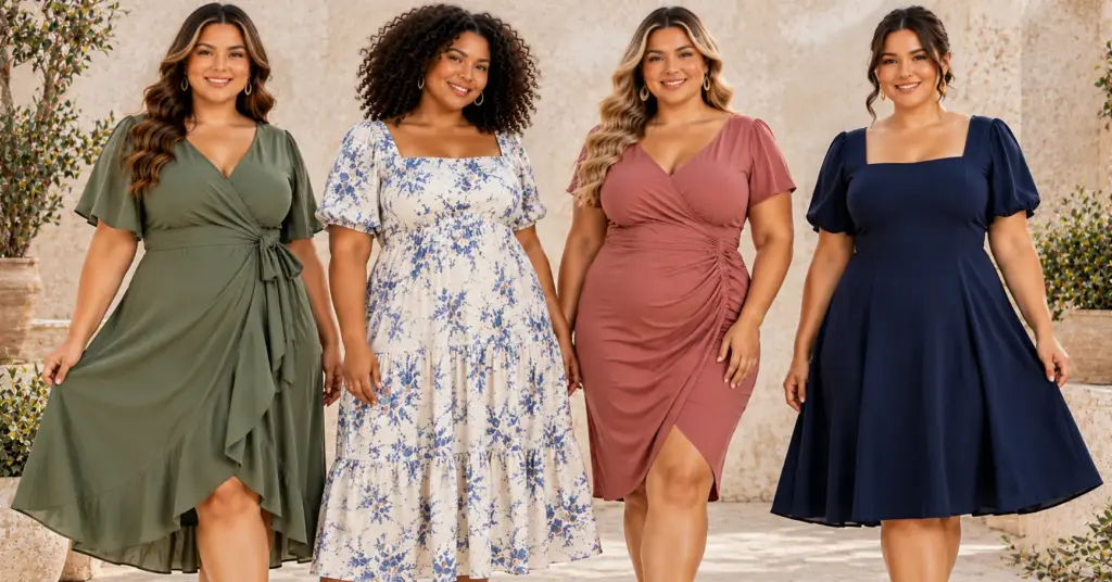 fabric choices for tummy flattering dresses