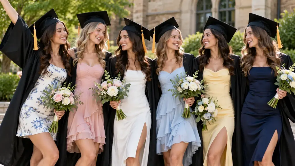 Graduation dress colors and graduation style inspiration