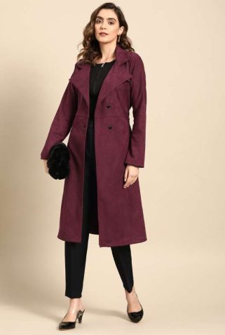 6518590b-5b69-4eac-874c-29531a189c6c1672898505700-Athena-Burgundy-Suede-OverCoat-2521672898504872-1