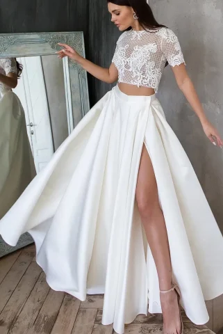 Ivory-Satin-Long-Skirts-Draped-High-Side-Split-Long-Pleated-Women-Skirt-To-Prom-Party-Custom