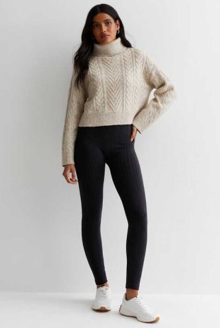 black-cable-knit-leggings