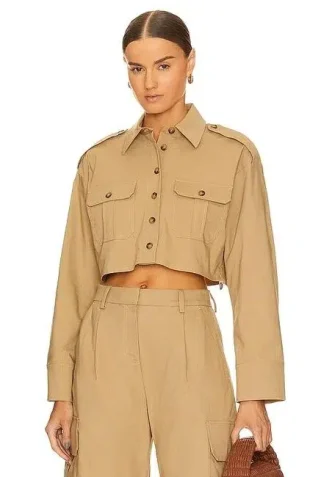 lacademie-Tan-X-Marianna-Selia-Cropped-Cargo-Shirt